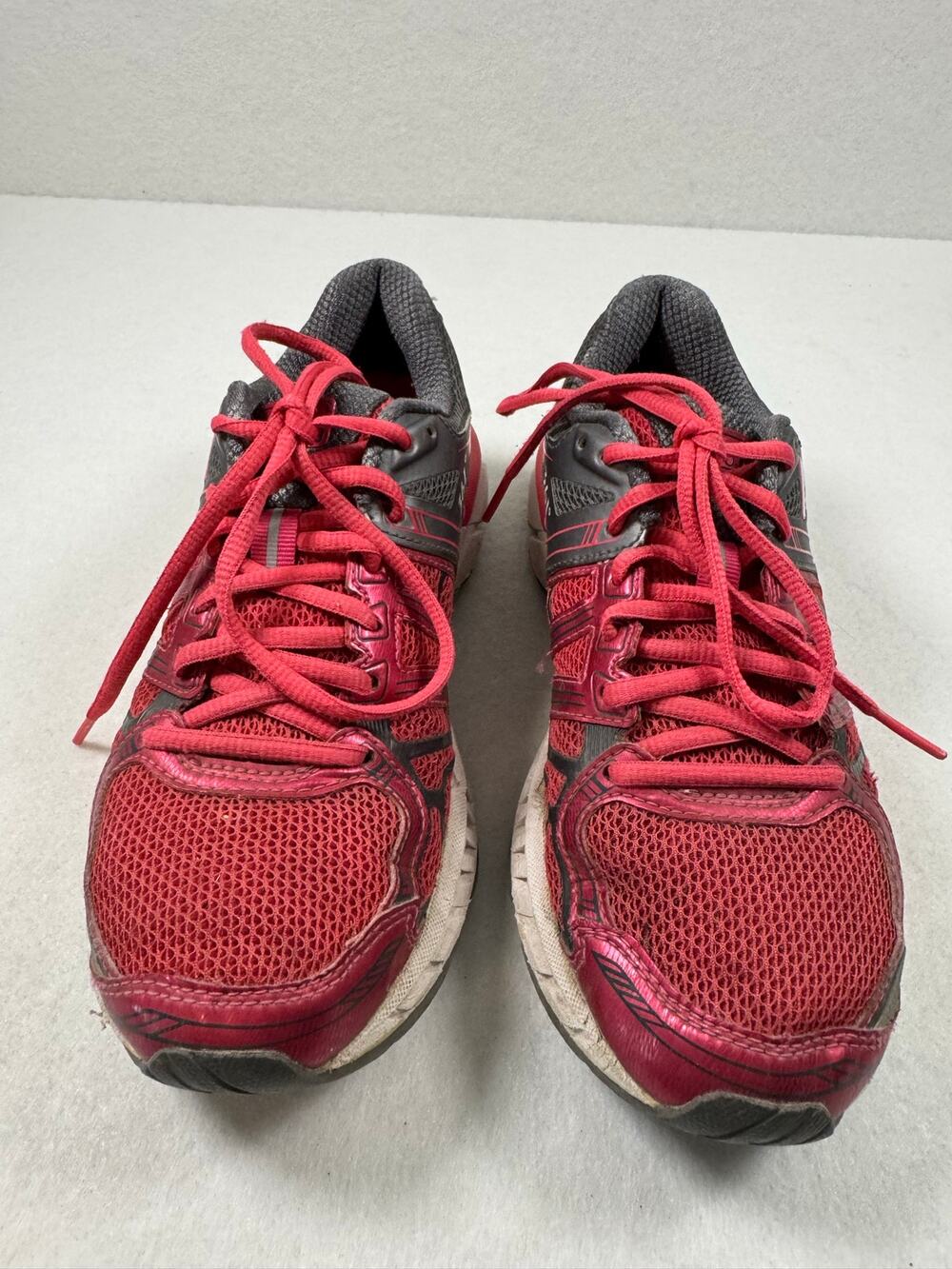 361 Degrees Spire Men's Running Shoes Sneakers Red Gray Mesh Upper 6.5